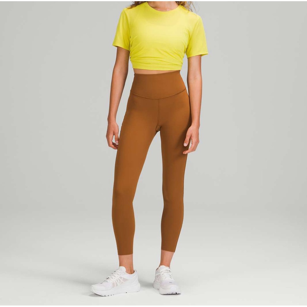 Lululemon Base Pace 25” Leggings Size 8 Copper Brown
